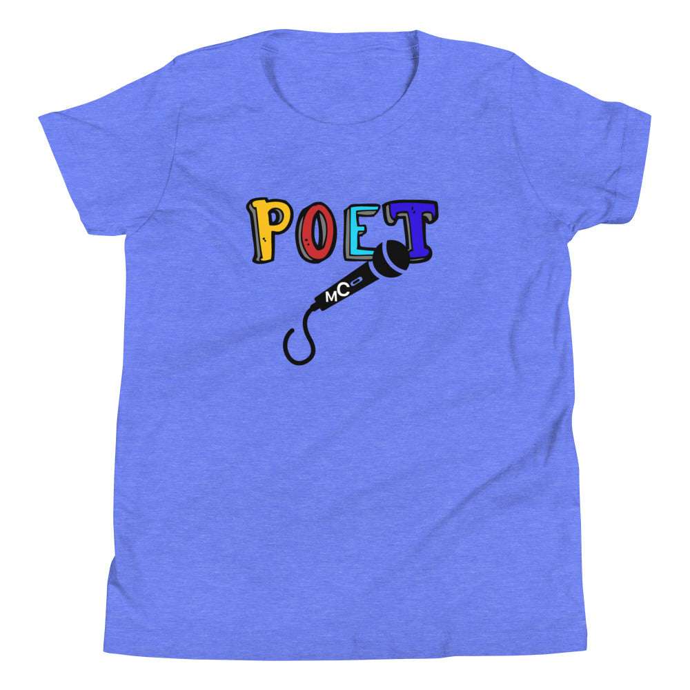 Youth T Poet MC Heather Columbia Blue / XL kids