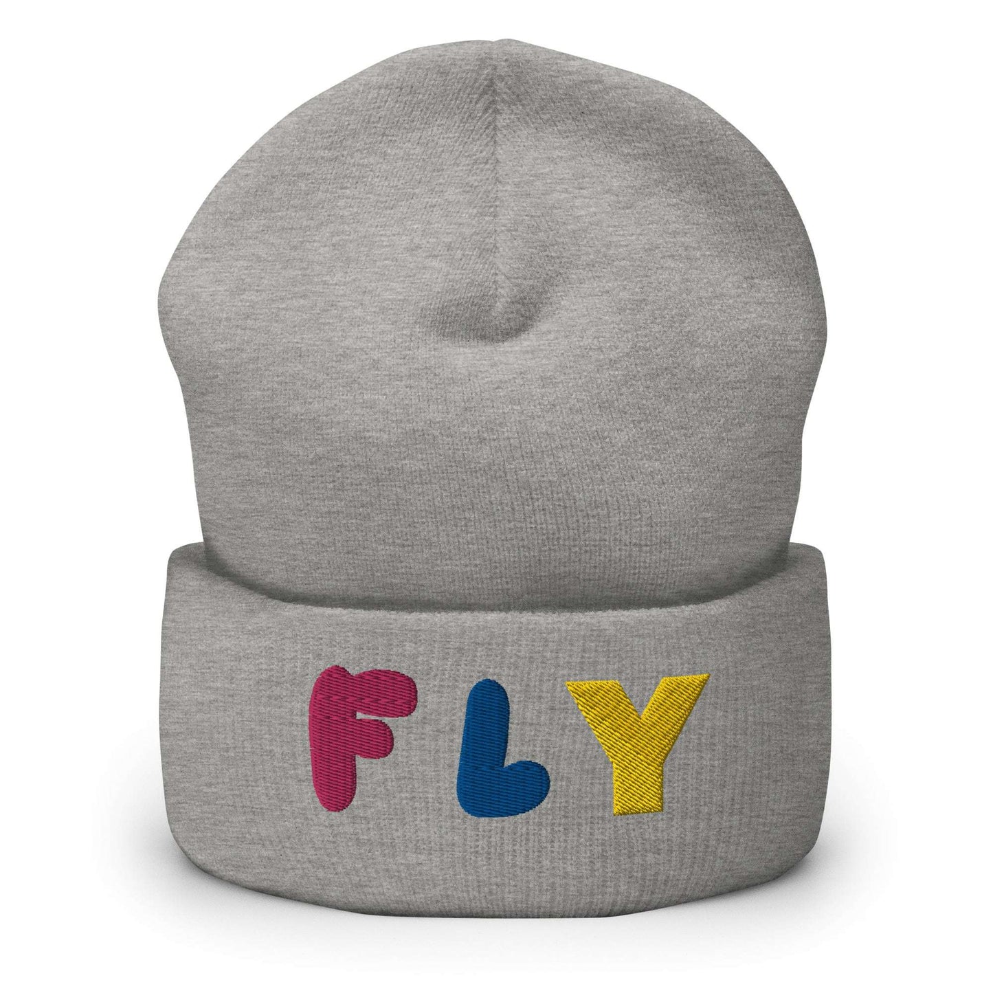 Cuffed Beanie Fly I Am Heather Grey