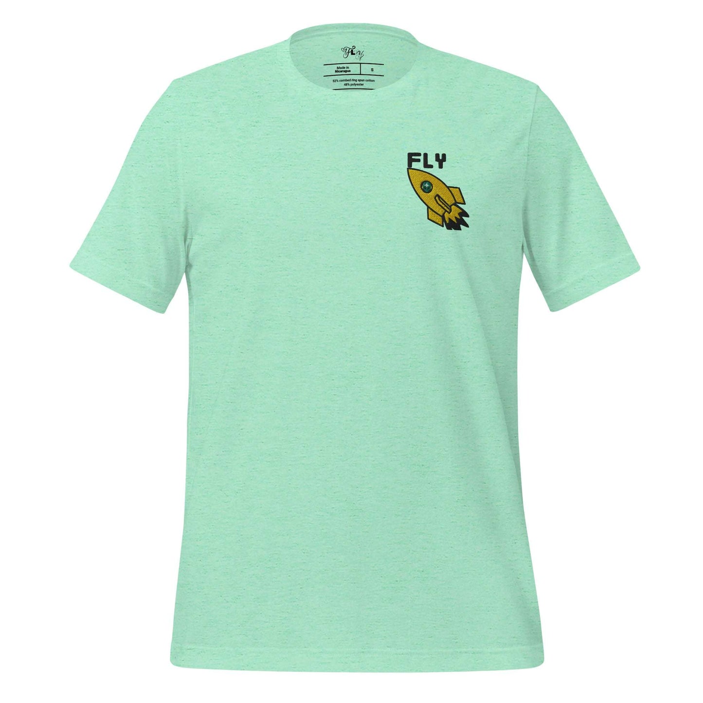 Fly Rocket T-Shirt Heather Mint / 2XL tshirt