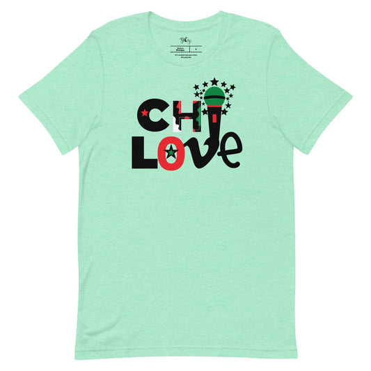 Chi Love T-Shirt Heather Mint / 4XL tshirt