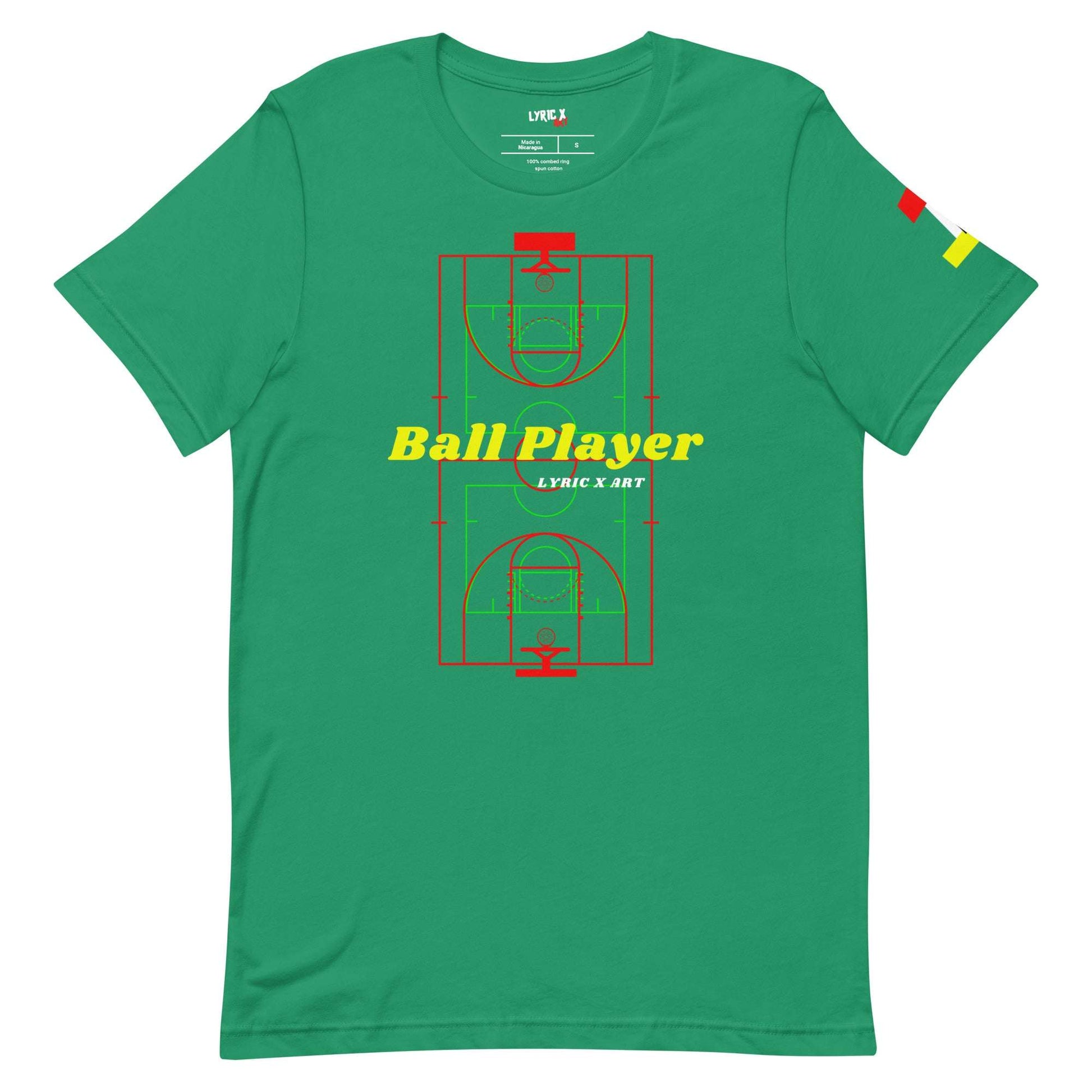 Ball Player #1 T-shirt Kelly / 2XL tshirt