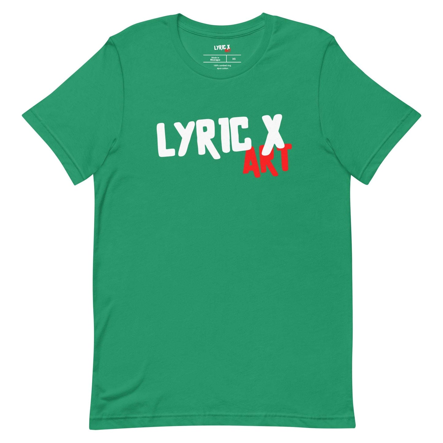 T Lyric X Art Logo "Mission" Red Gold Kelly / 2XL tshirt