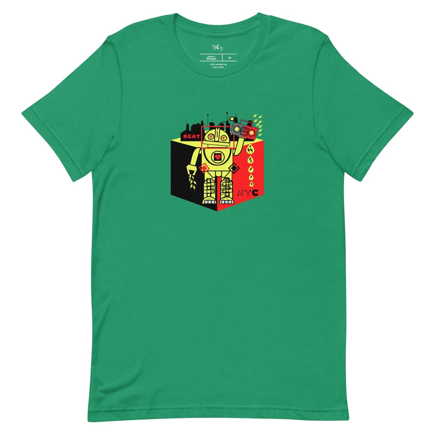 T Beat Drop Robot Kelly / 4XL tshirt