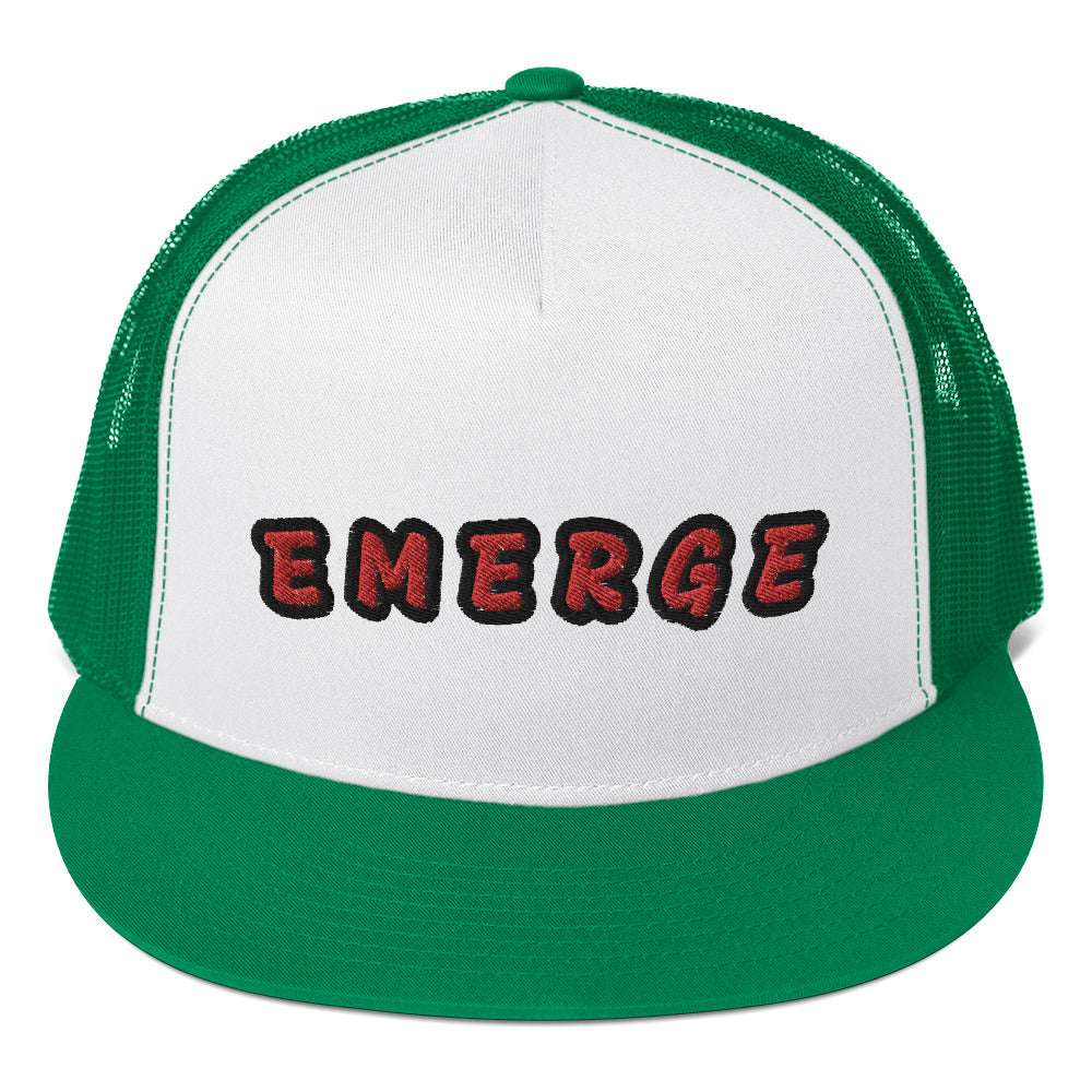 Trucker Cap Emerge Kelly/ White/ Kelly