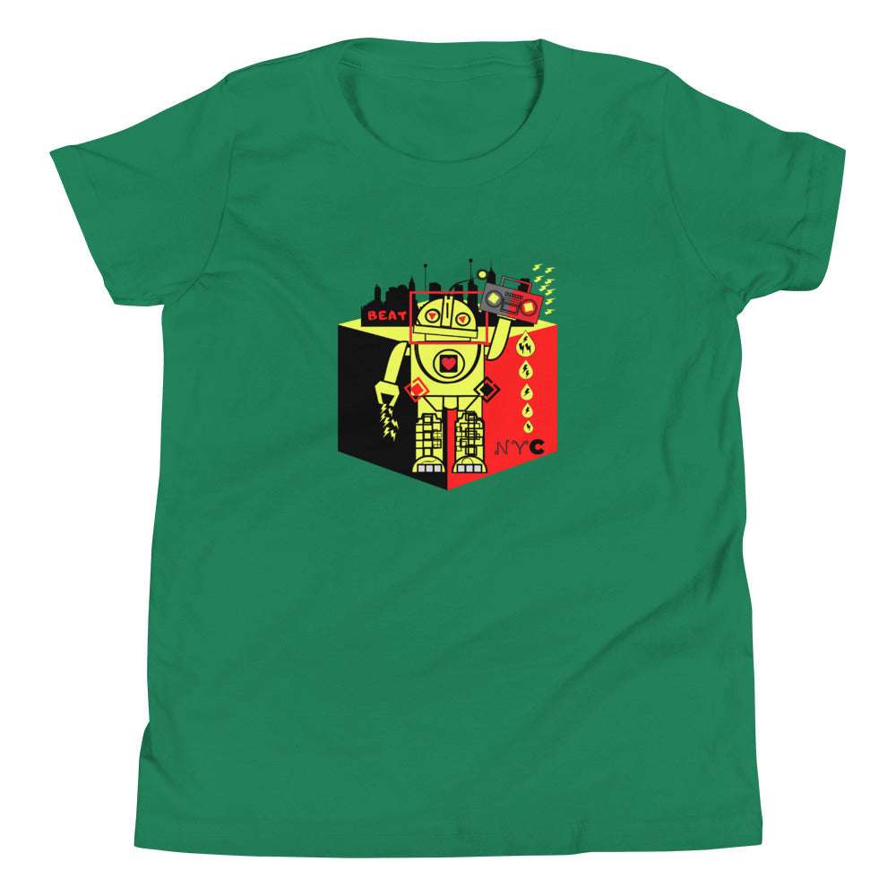 Youth T Drop Robot Kelly / XL kids