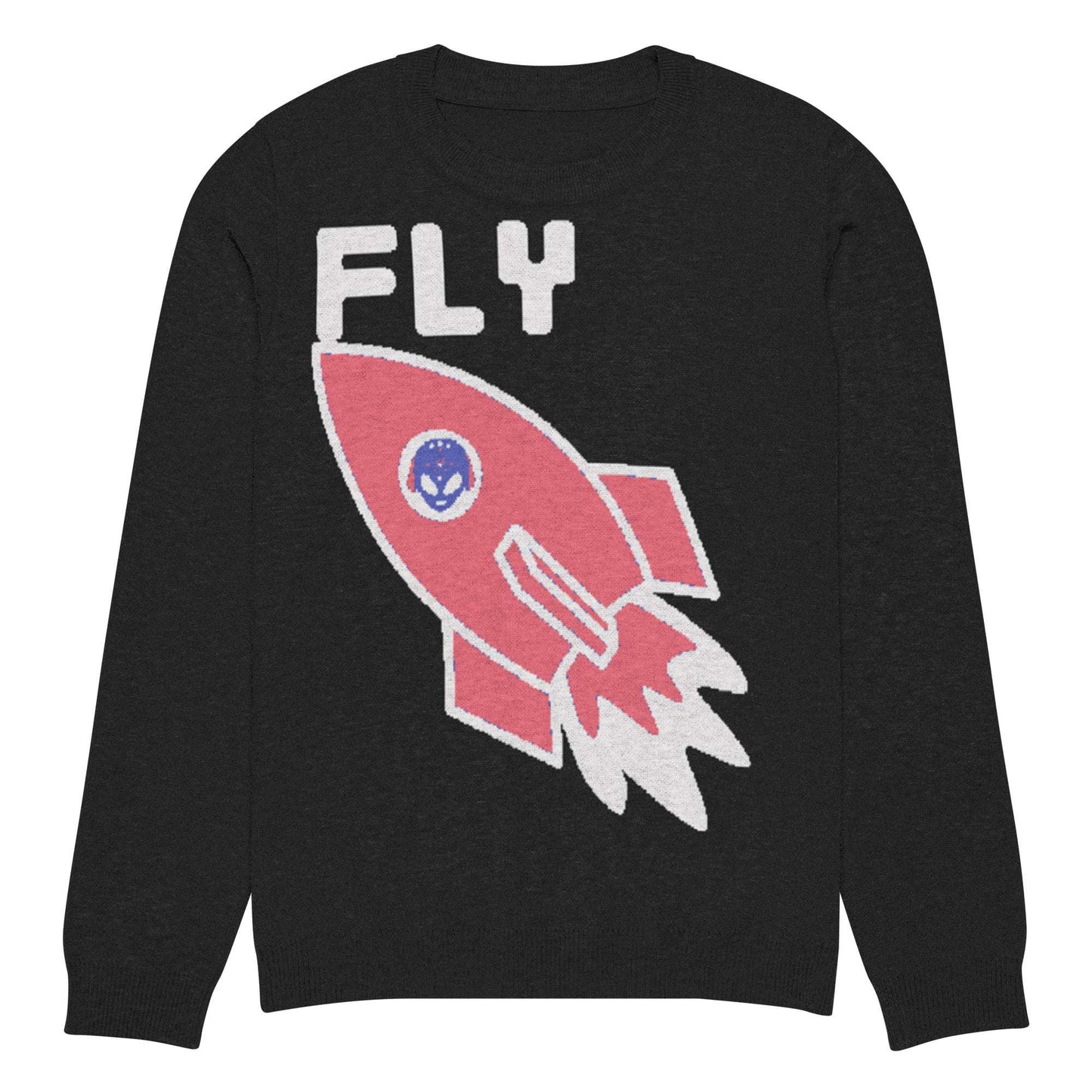 Fly Rocket Knitted crew neck sweater L sweater