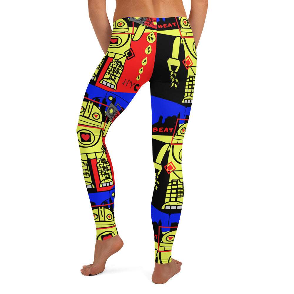 Leggings Beat Drop Robot leggings