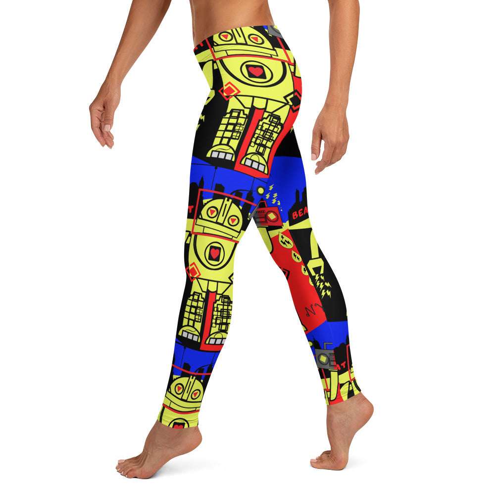 Leggings Beat Drop Robot leggings