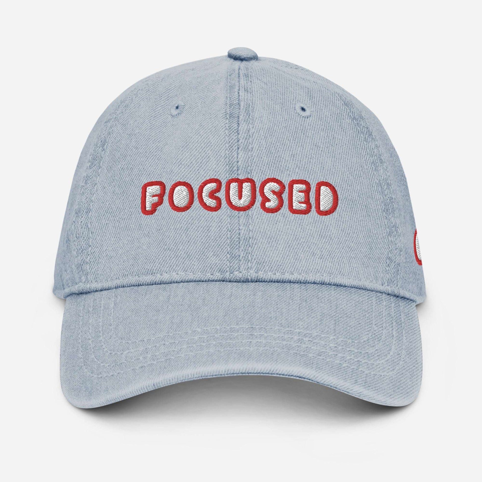 Chi Focused Denim Hat Light Blue