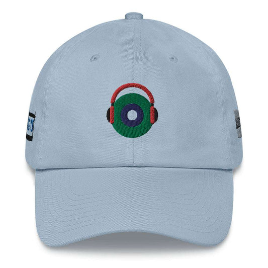 Vinyl Dad Hat Light Blue hat