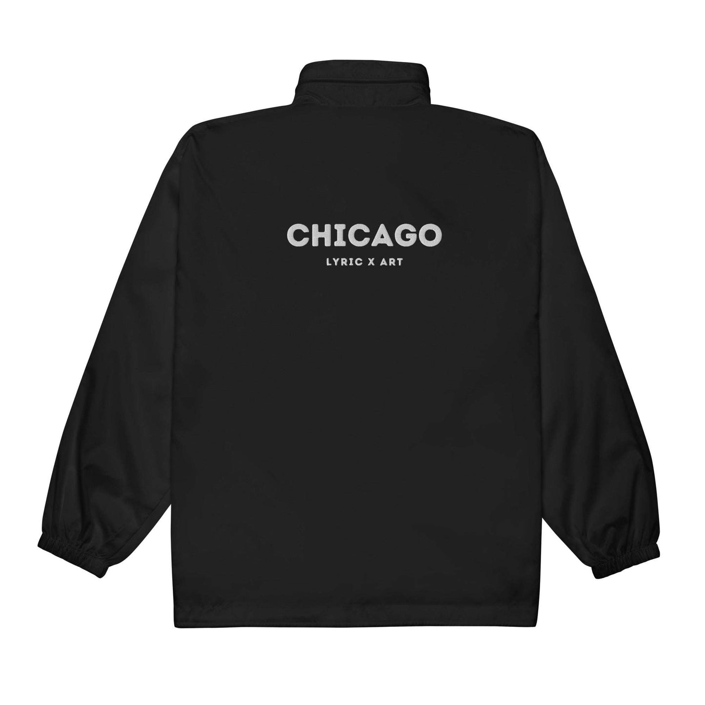 Lyric X Art Black & White windbreaker