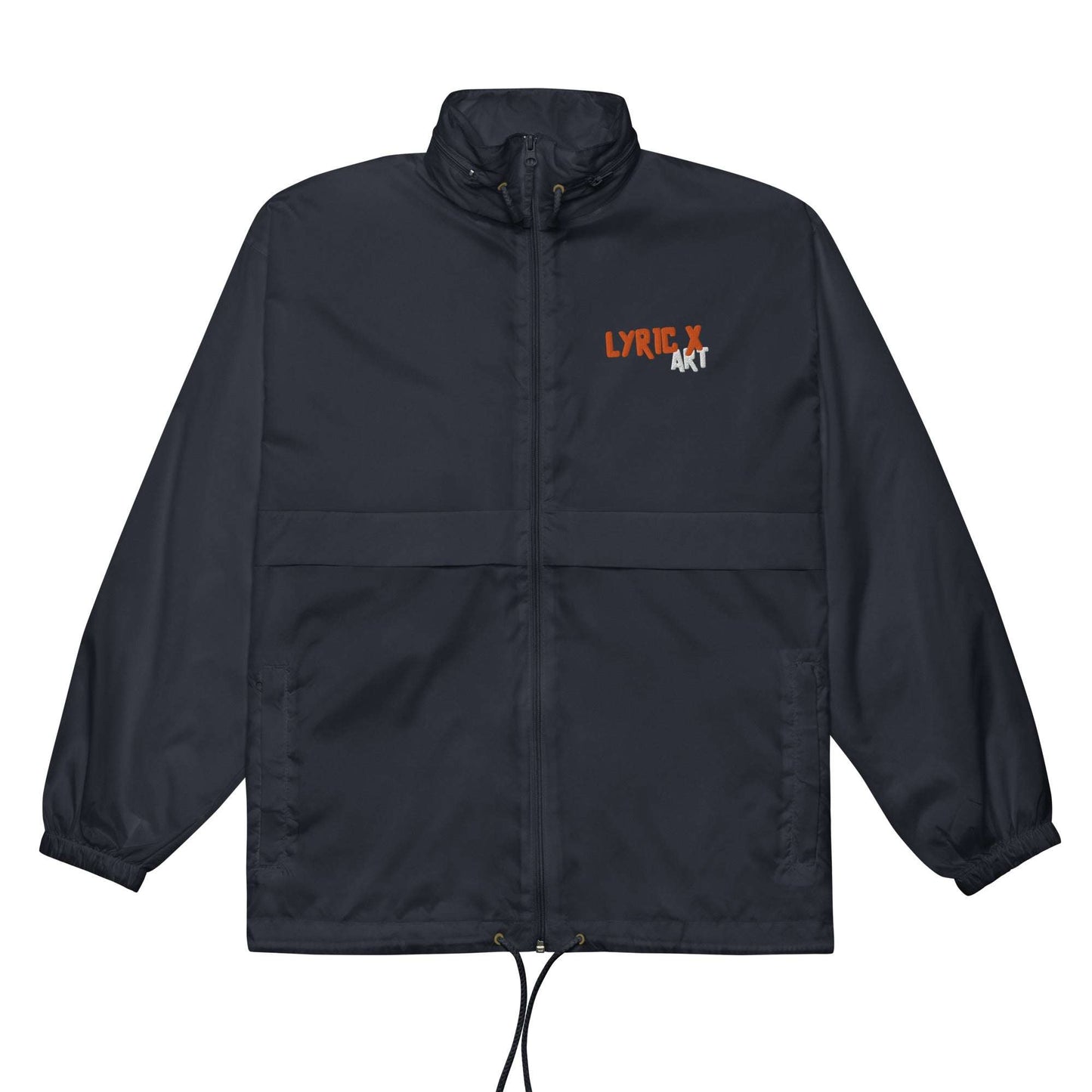 Lyric X Art Blue & Orange Brand windbreaker
