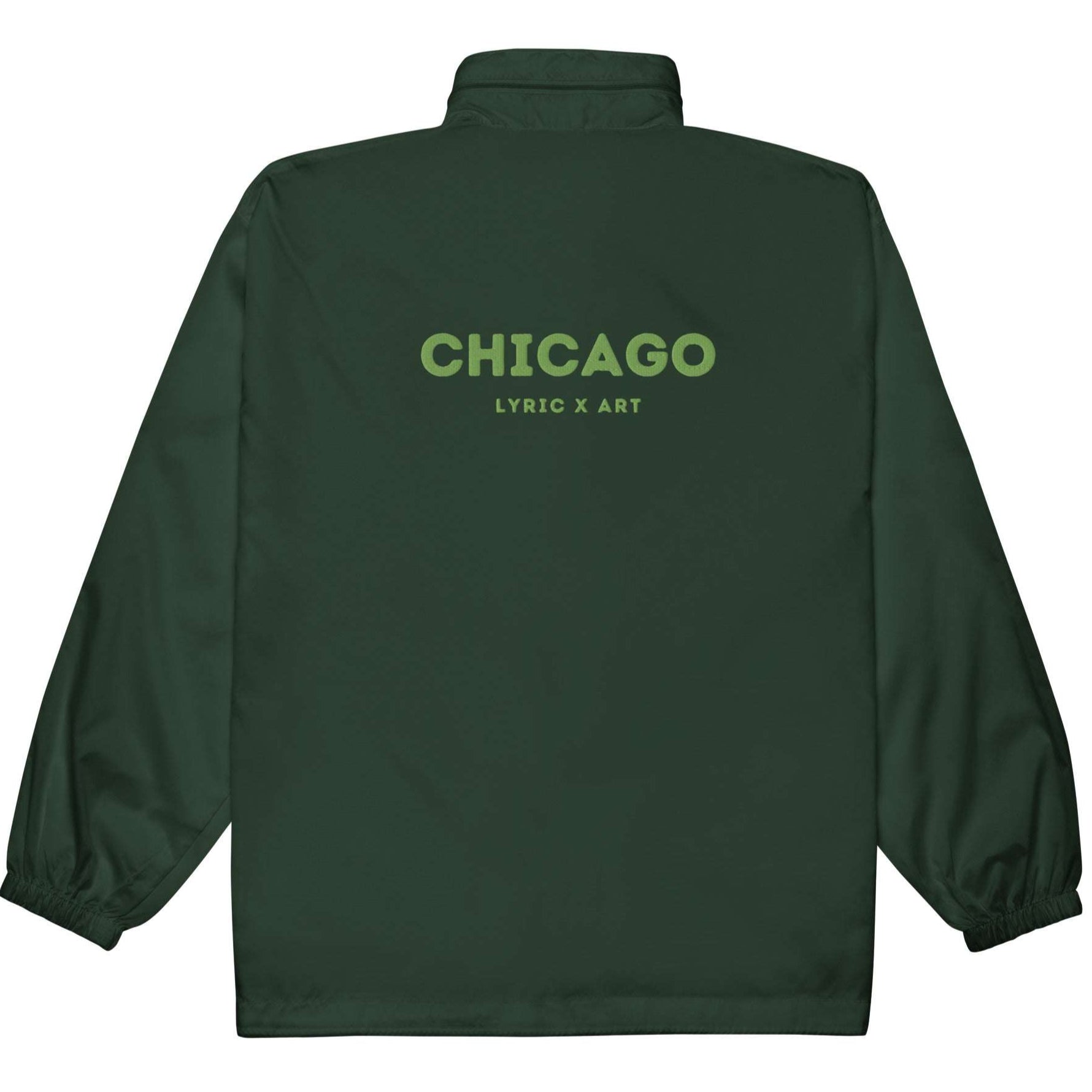 Lyric X Art Green Brand windbreaker