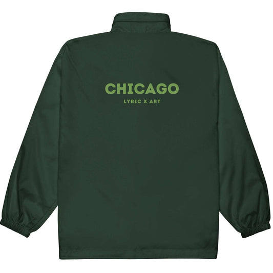 Lyric X Art Green Brand windbreaker