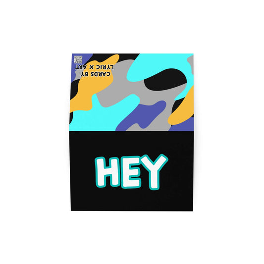 Lyric X Art HEY You Did That! Congrats Card