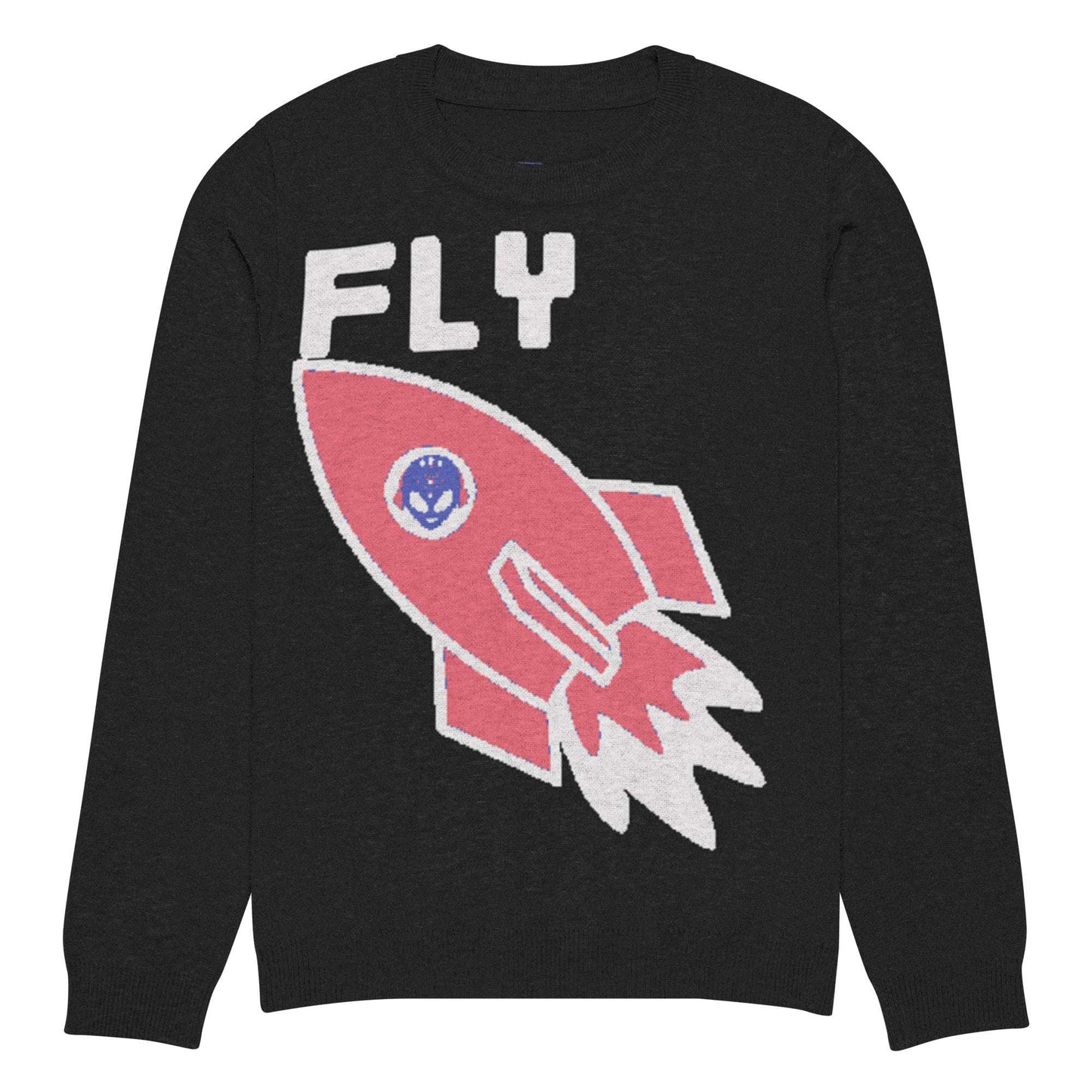 Fly Rocket Knitted crew neck sweater M sweater