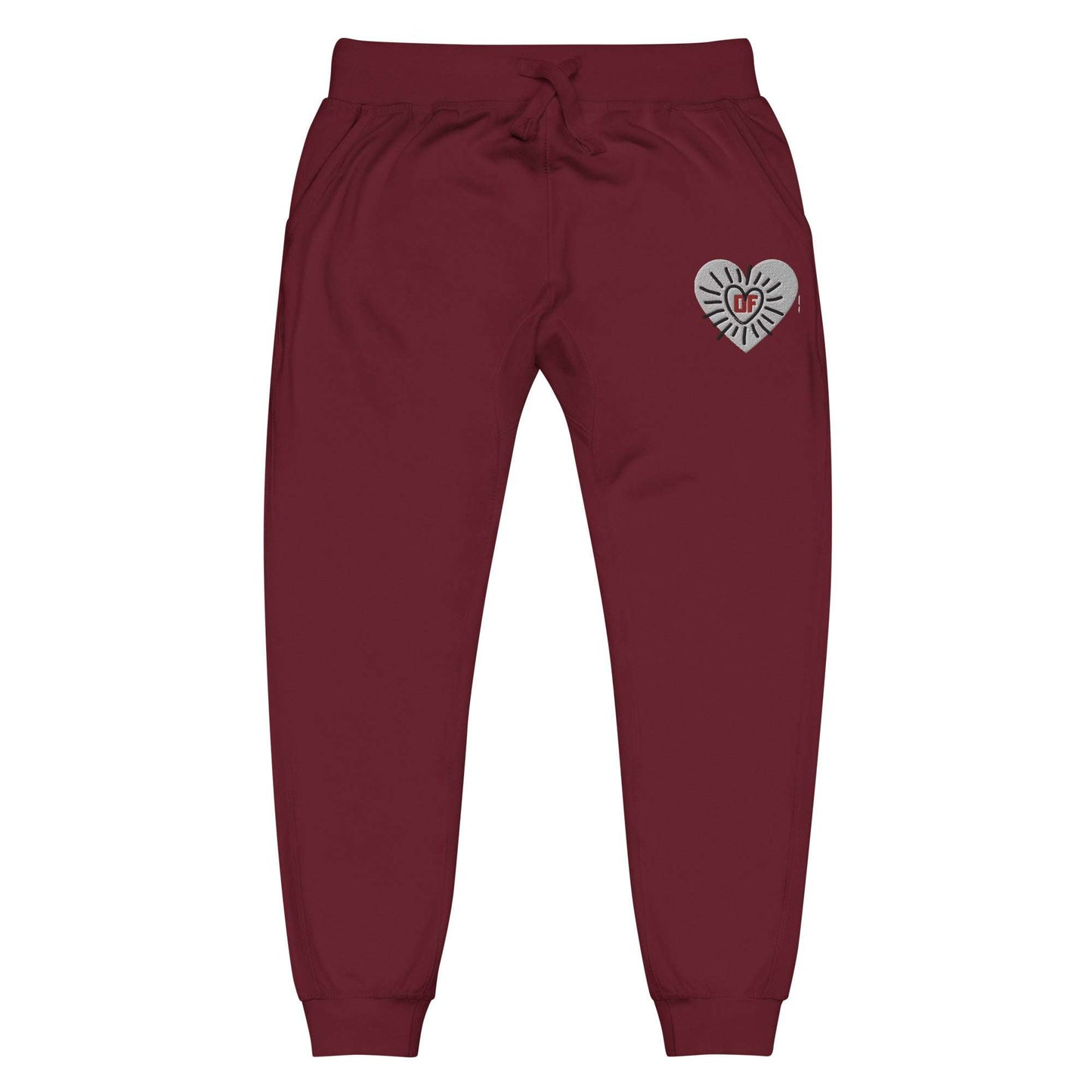 Love of Soul Premium Sweatpants Maroon / 2XL
