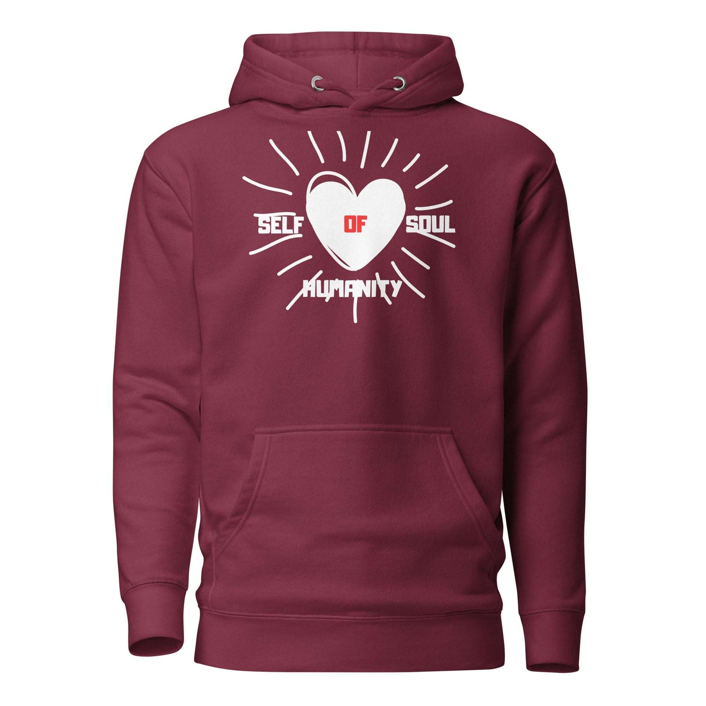 Love of Soul Hoodie Maroon / 3XL