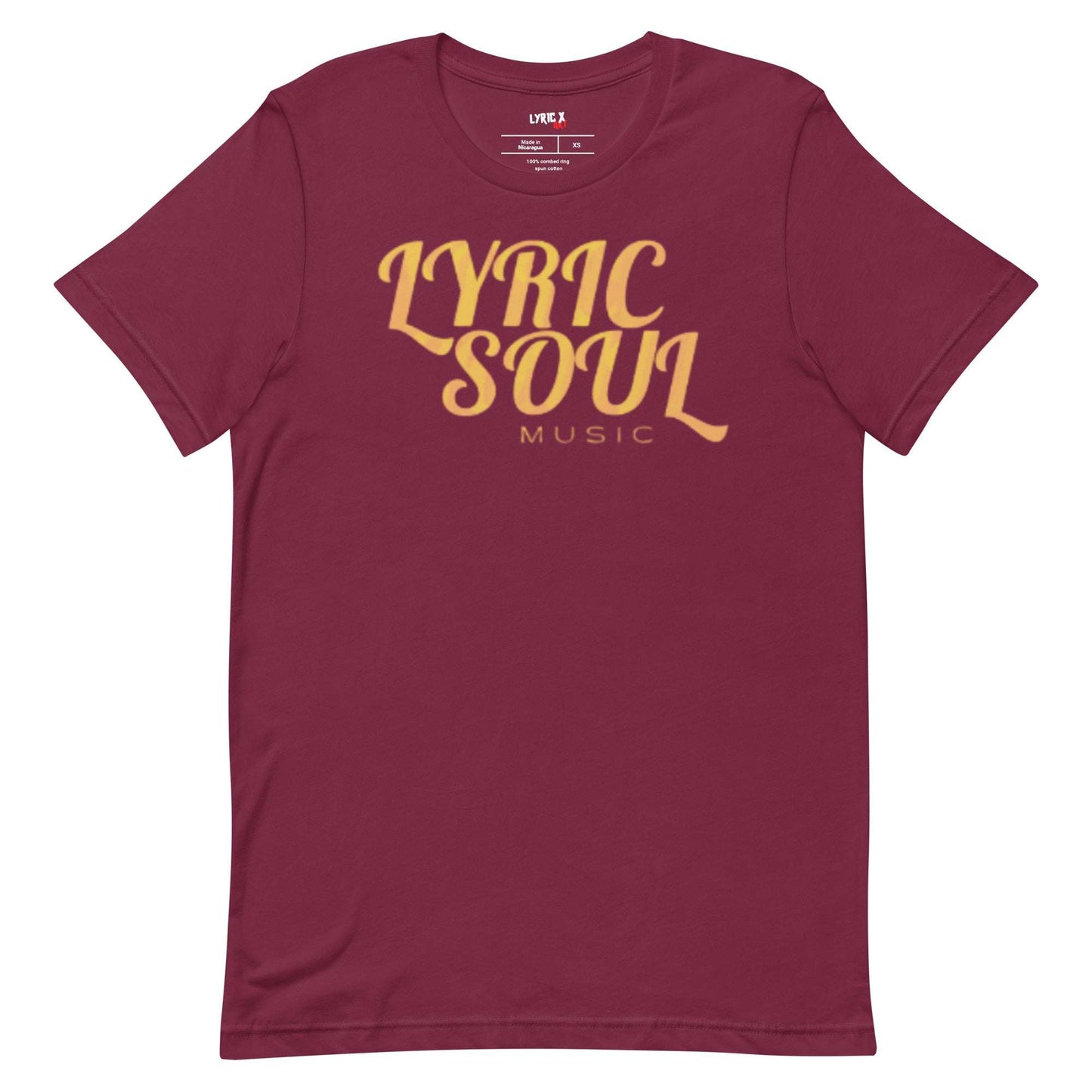 Lyric Soul Music T-shirt Maroon / 4XL
