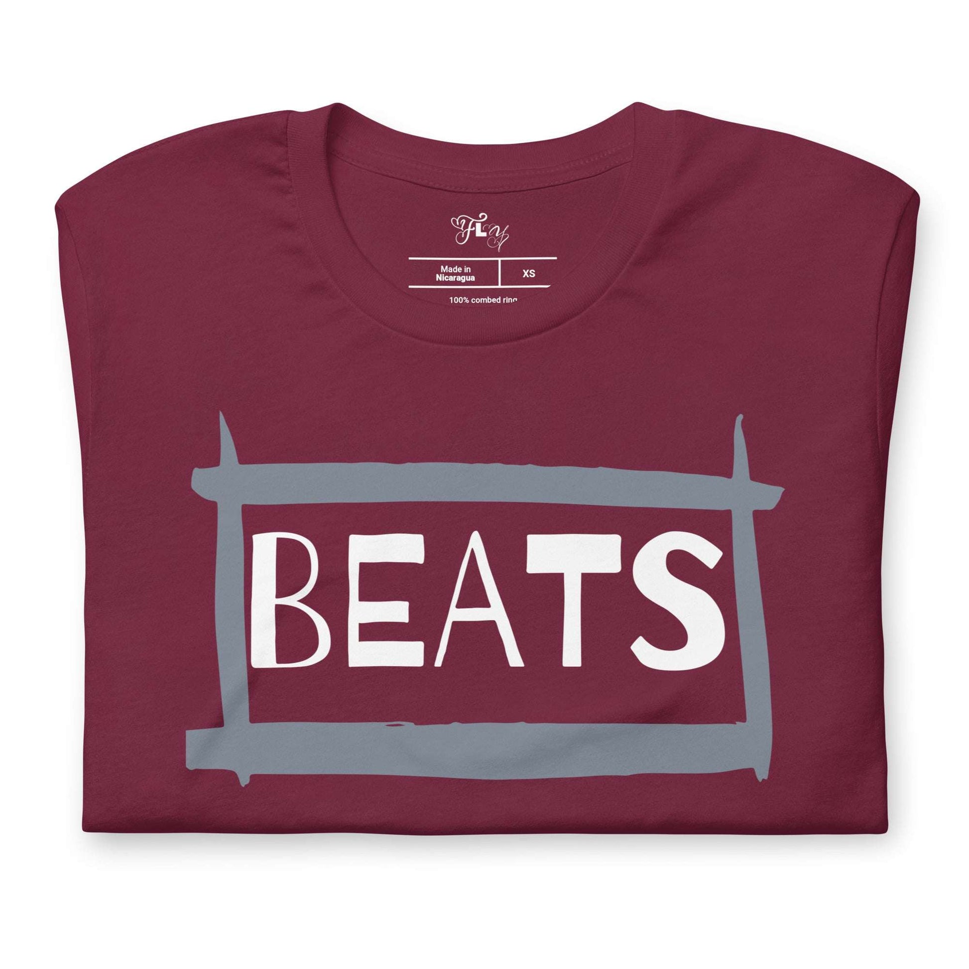 BEATS T-Shirt Maroon / 4XL tshirt