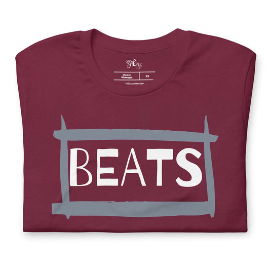 BEATS T-Shirt Maroon / 4XL tshirt