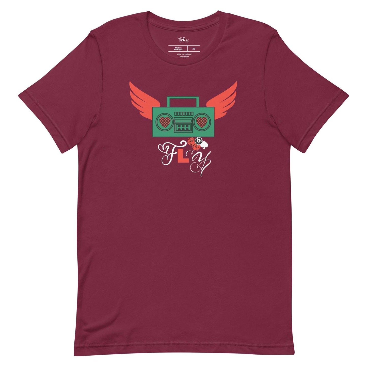 T Boombox Maroon / 4XL tshirt
