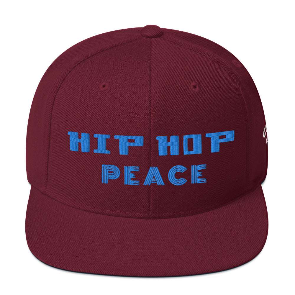 Hip Hop Signature Snapback Hat Maroon