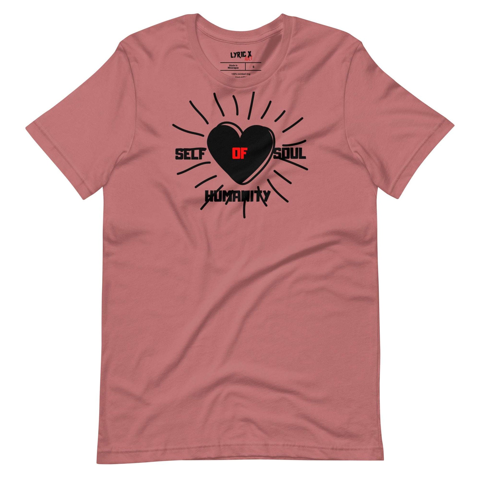 T-shirt love of soul Mauve / 4XL tshirt