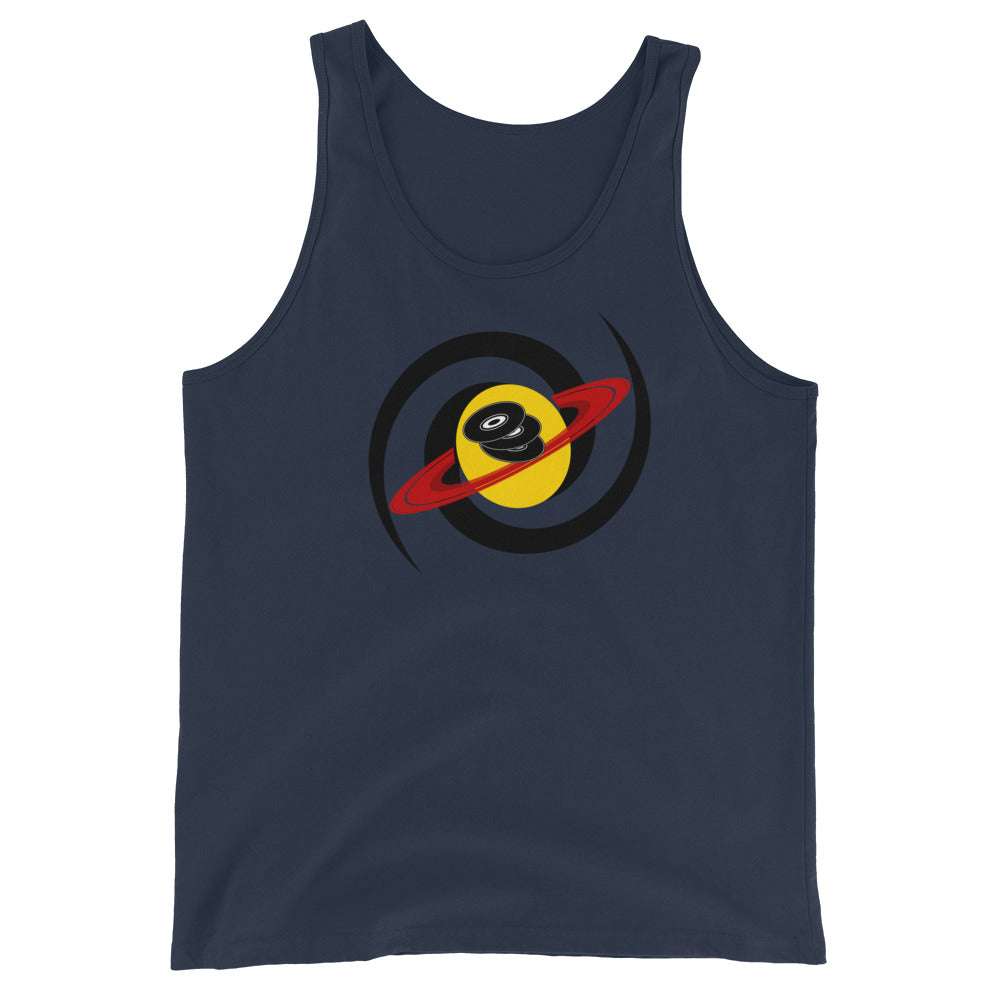 Tank Saturns Records Navy / 2XL tank top