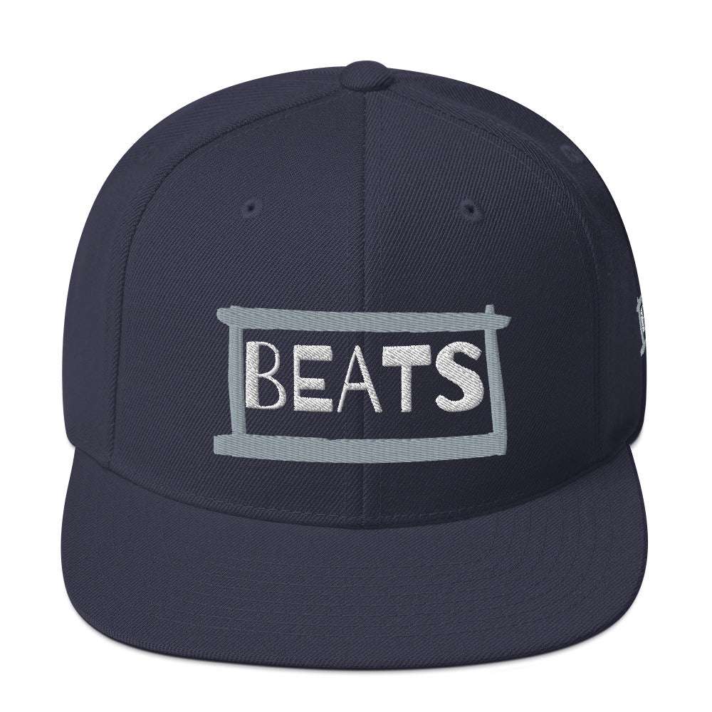 Beats Snapback Hat Navy