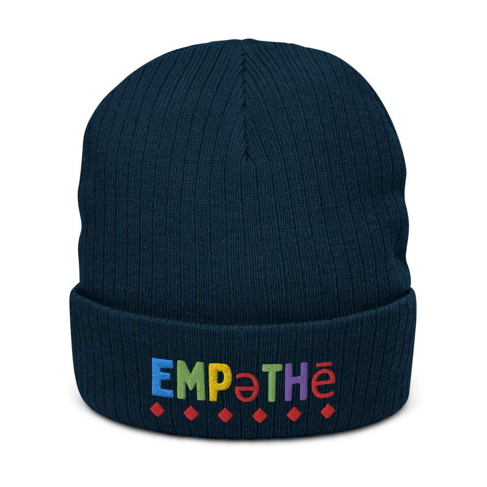 Cuffed Empathy Beanie Navy