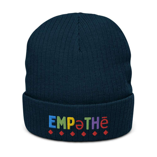Cuffed Empathy Beanie Navy