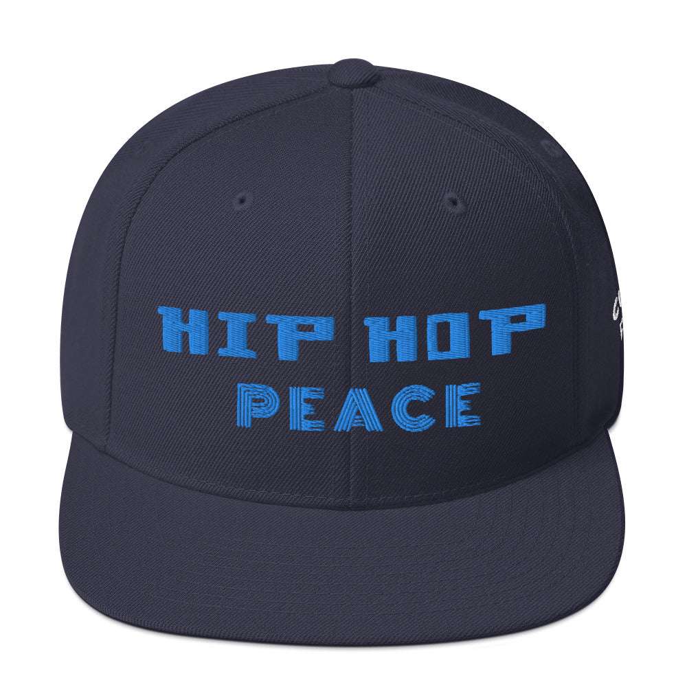 Hip Hop Signature Snapback Hat Navy