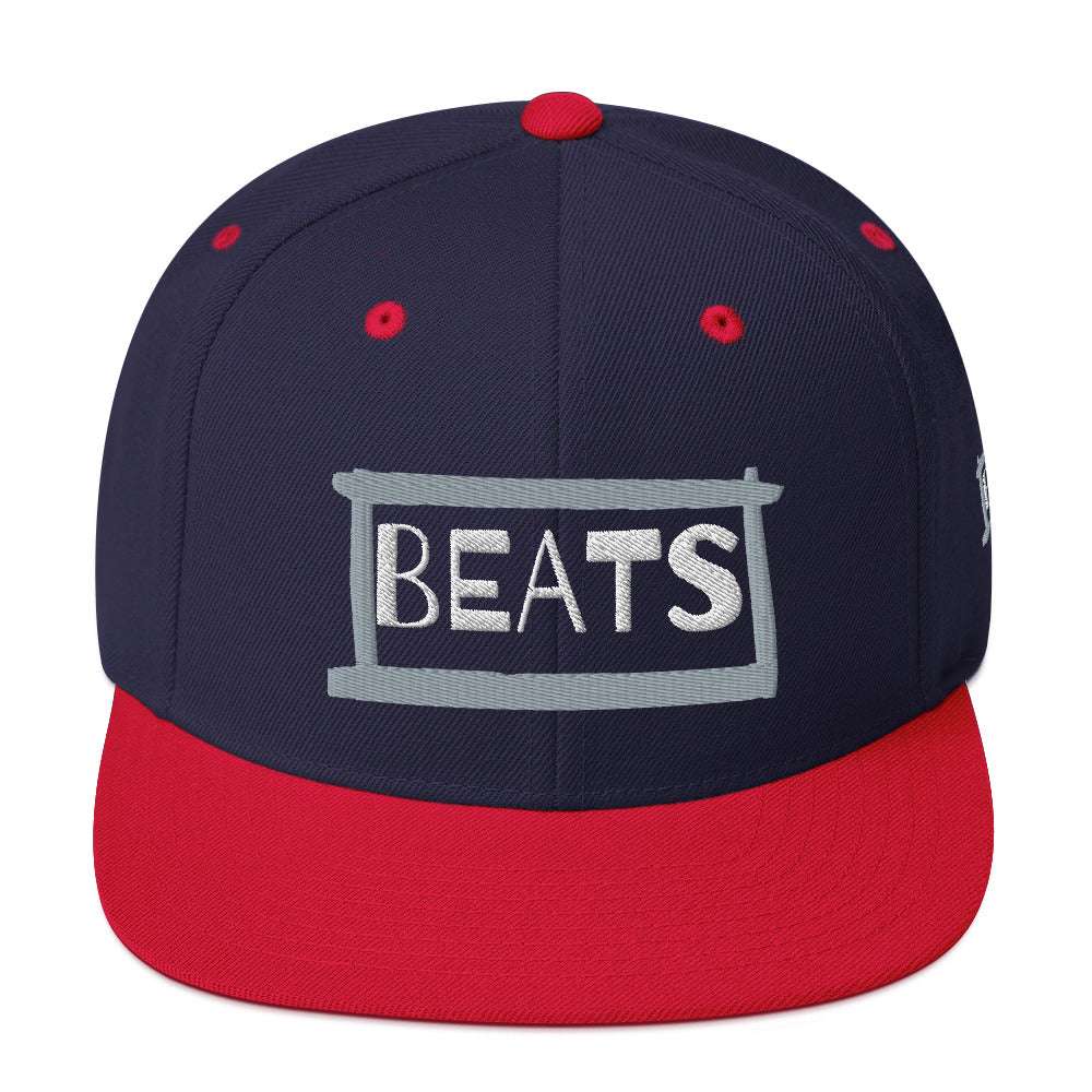 Beats Snapback Hat Navy/ Red
