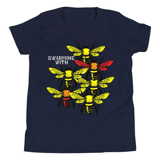 Youth T Bees Navy / XL kids