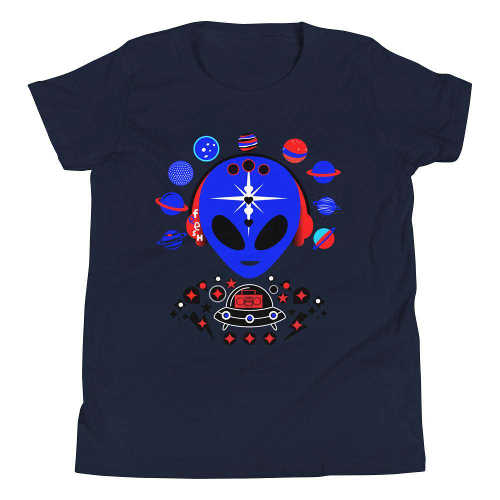 Youth T Fresh Blue Alien Navy / XL kids