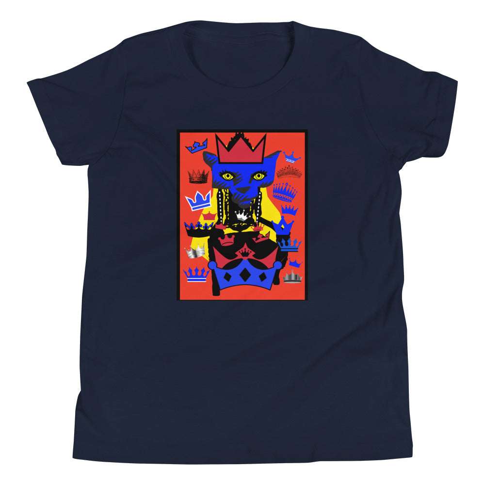 Youth T Hip Hop Crown King Lioness Navy / XL kids