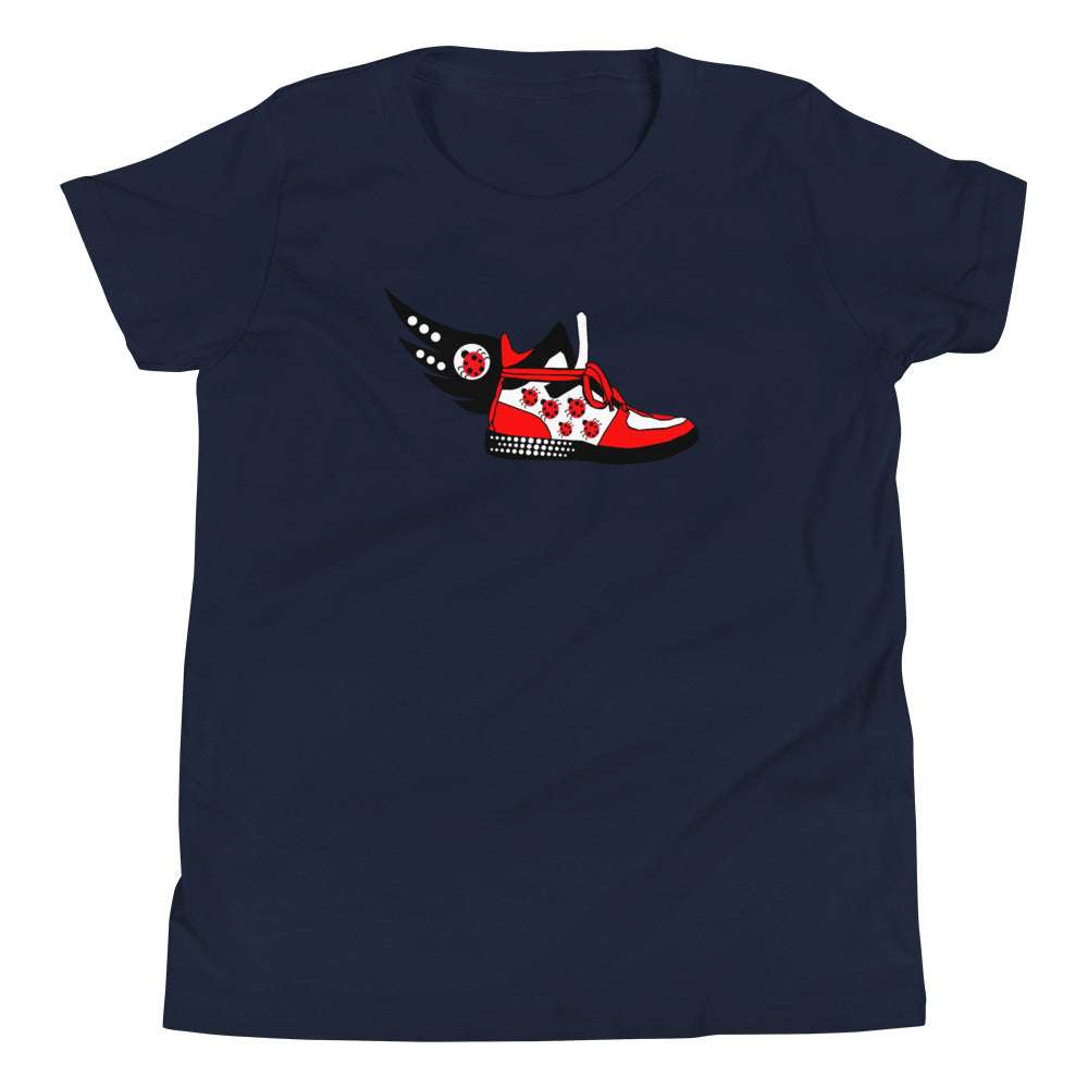 Youth T Ladybugs Sneaker Navy / XL kids