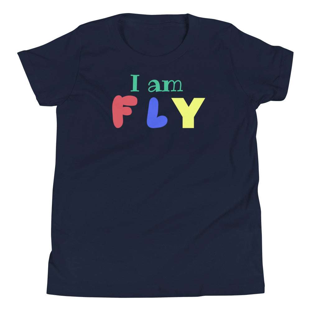 Youth T-Shirt I am Fly Navy / XL
