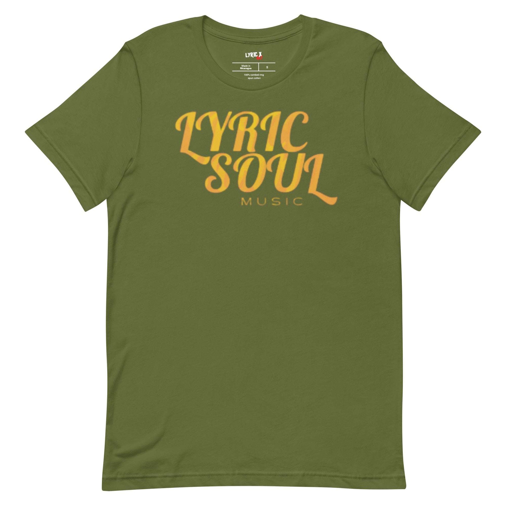 Lyric Soul Music T-shirt Olive / 4XL