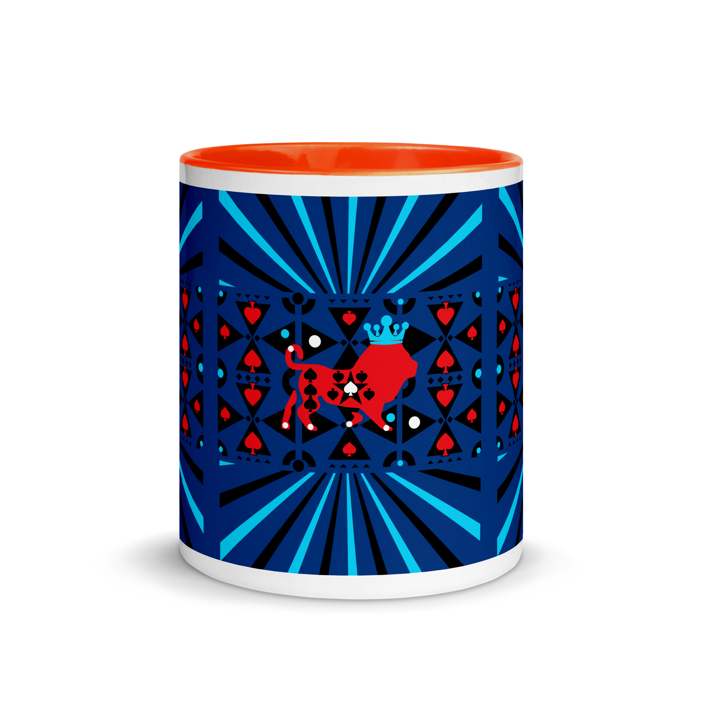 Mug King of Spades Orange mug