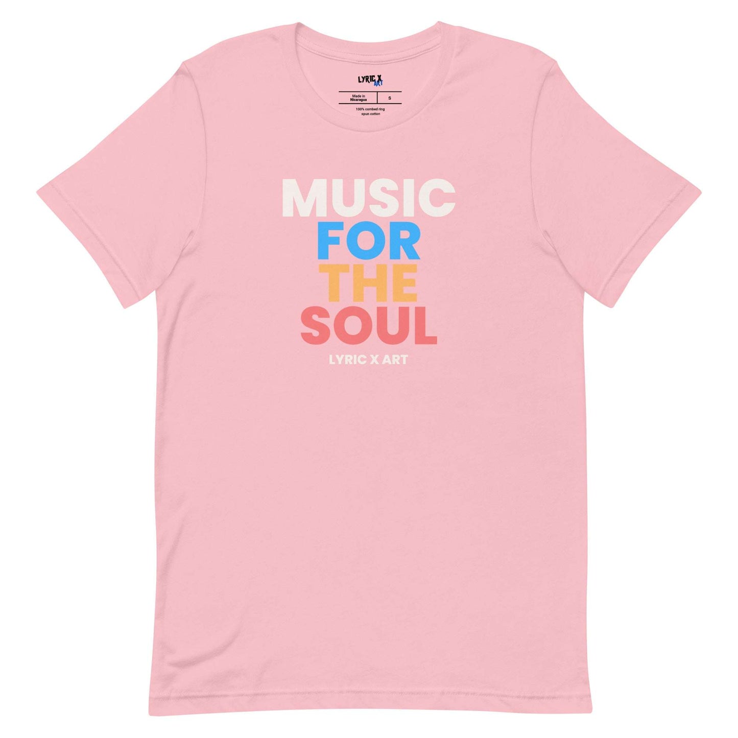 Music For The Soul T-Shirt Pink / 3XL