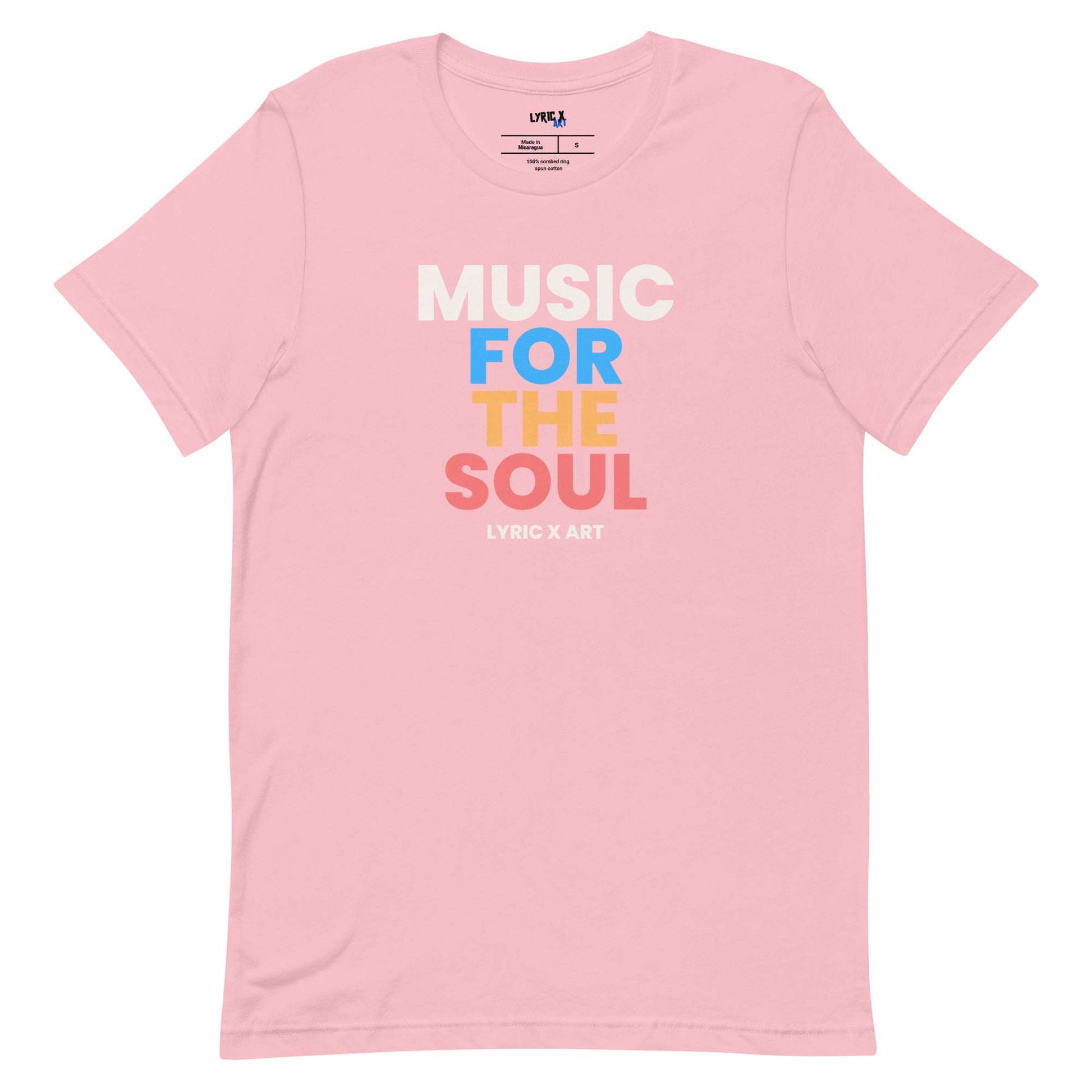 Music For The Soul T-Shirt Pink / 3XL