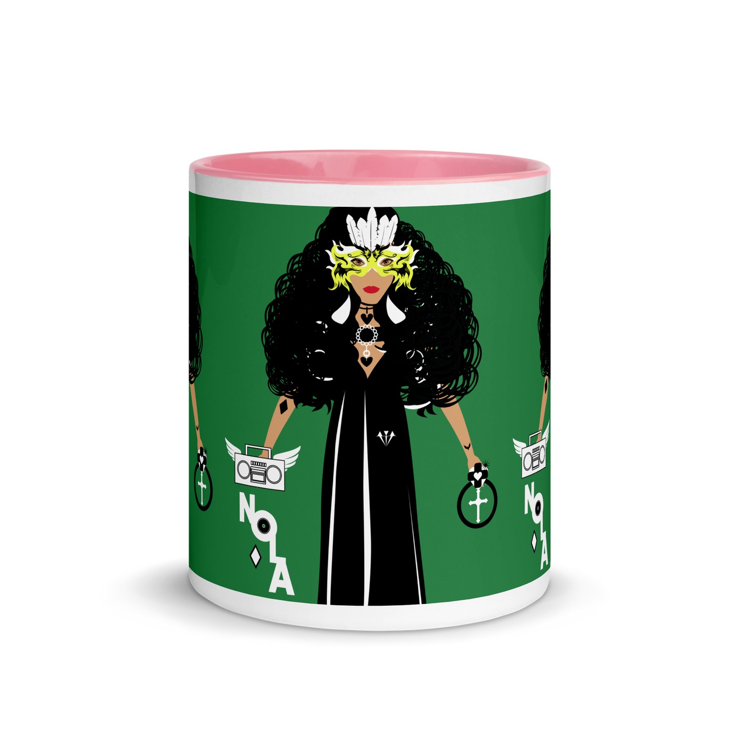Mug B-Girl Mardi Gras Pink