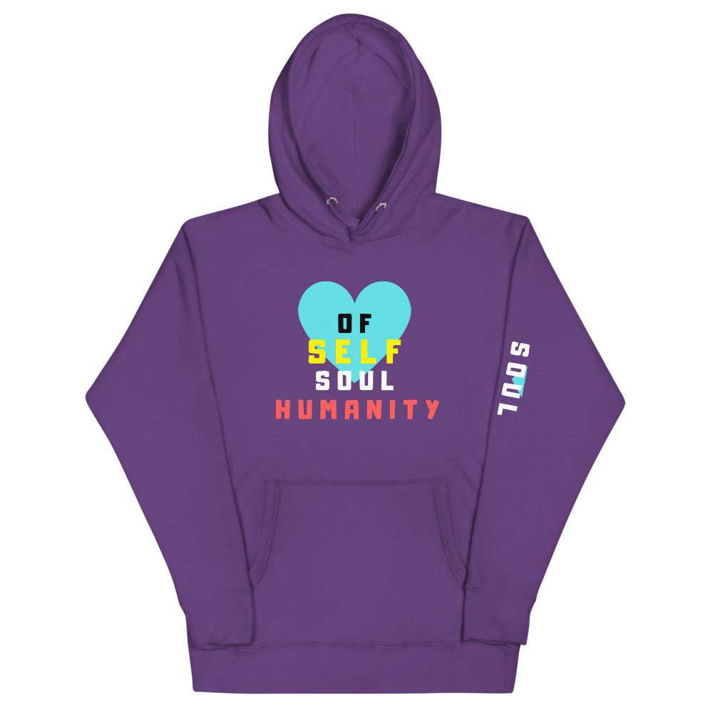 Love of Soul Tropical Hoodie Purple / 3XL