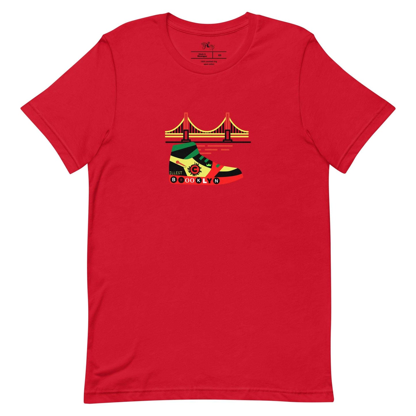T Brooklyn New York Red / 2XL tshirt