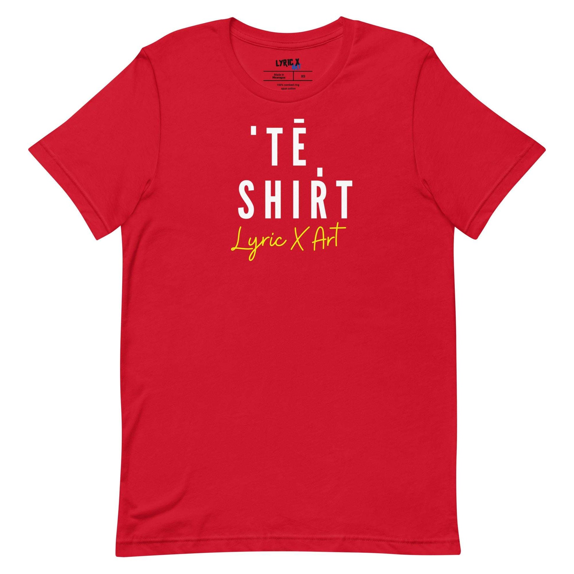 A T - Shirt Red / 4XL tshirt
