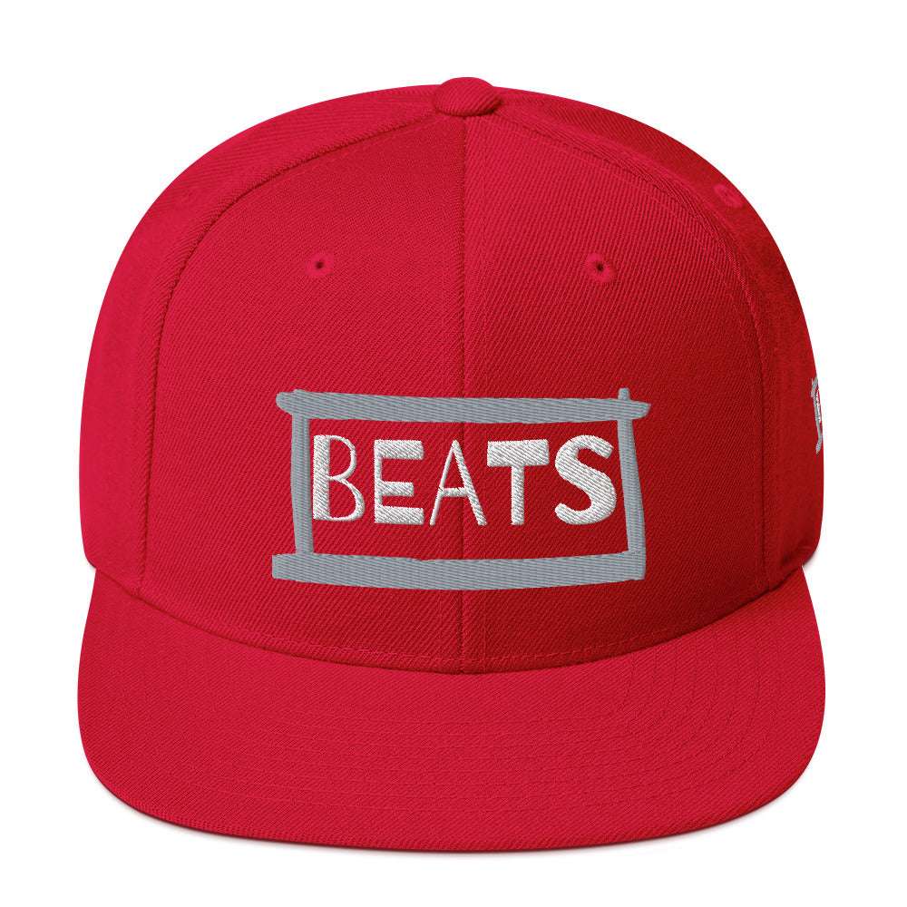 Beats Snapback Hat Red