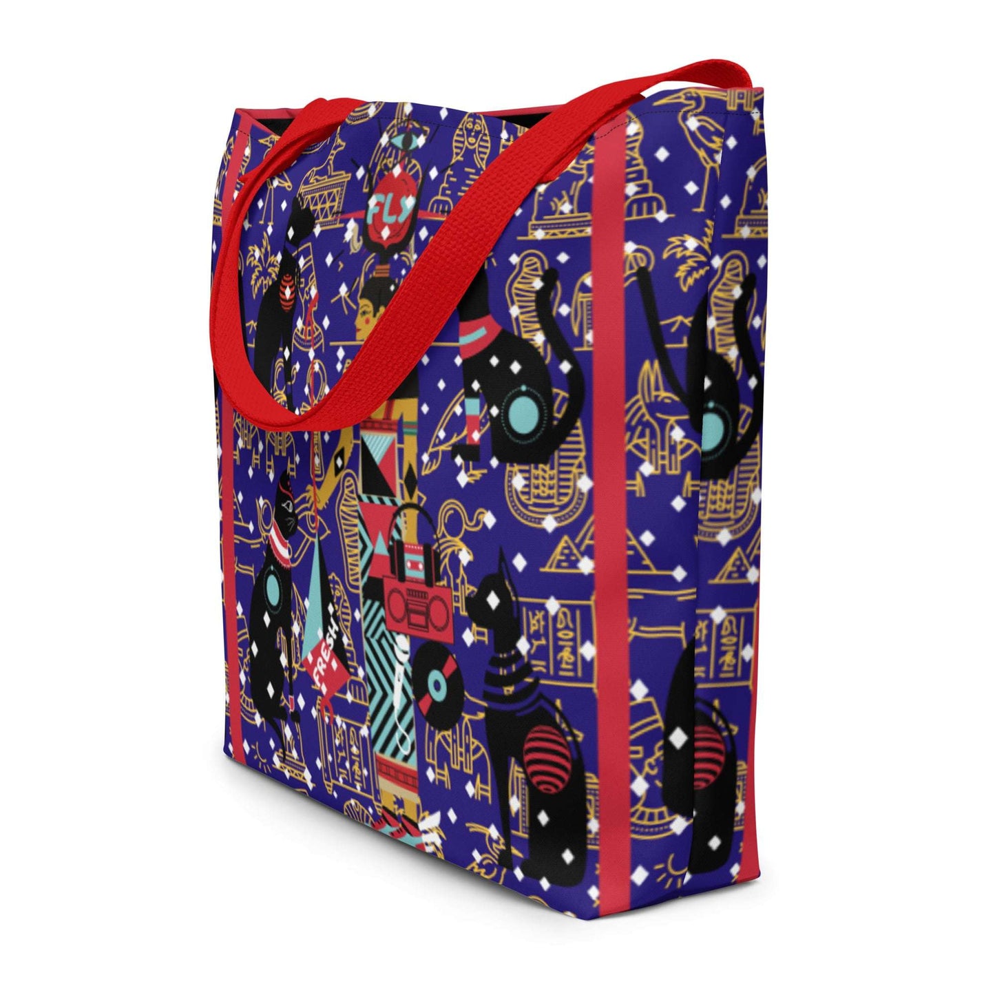 Large Tote Bag Fly B-Girl Red