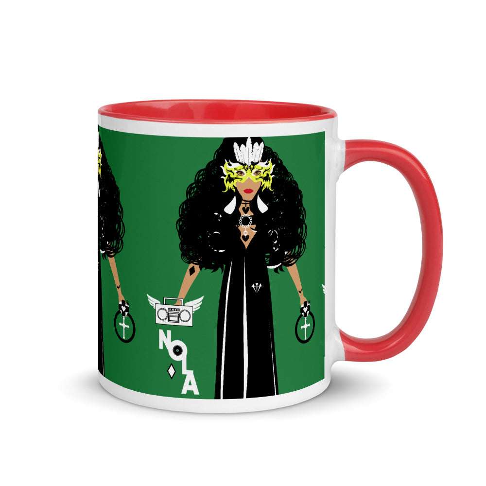 Mug B-Girl Mardi Gras Red